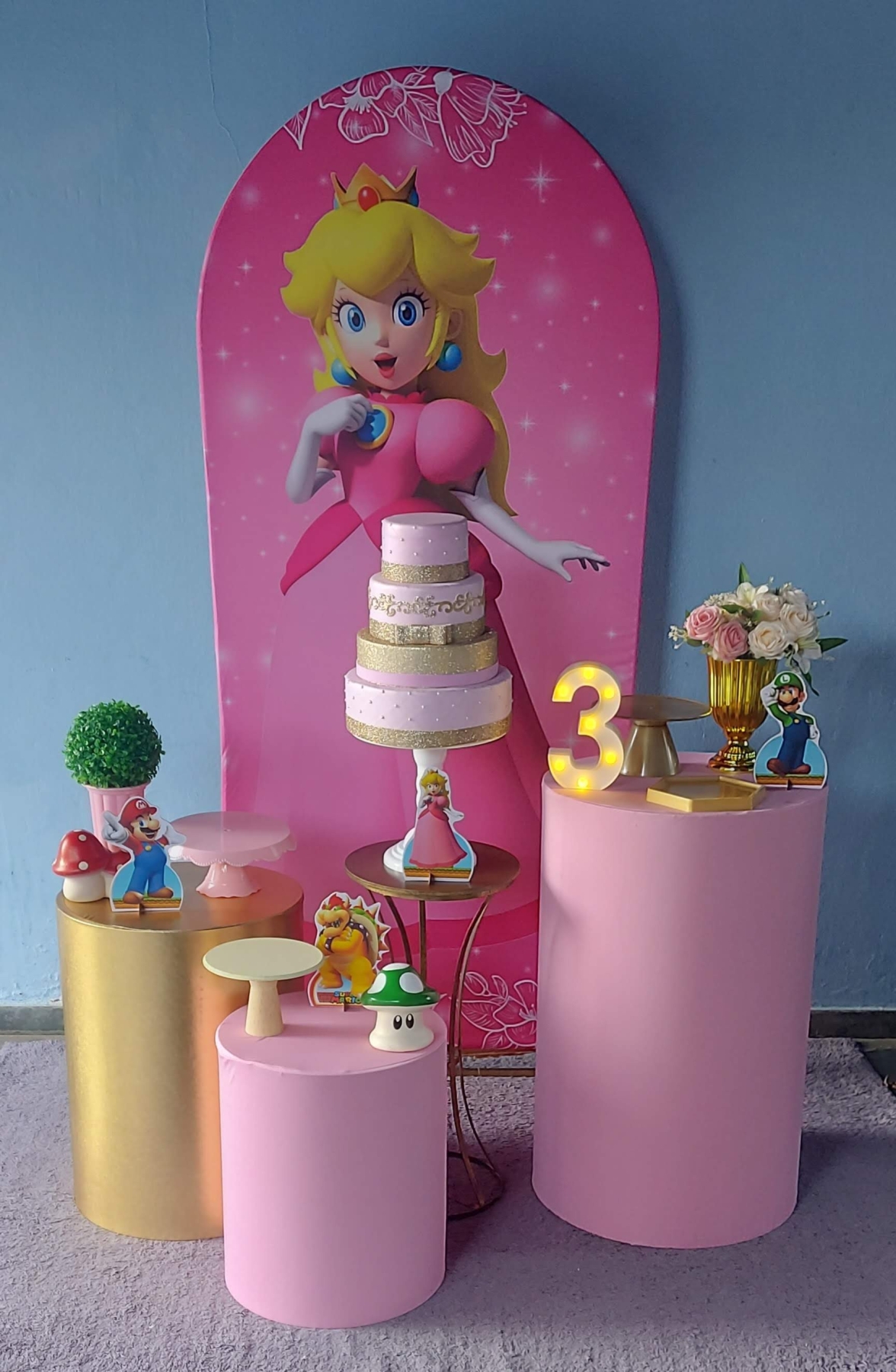 Princesa Peach Kit Prata