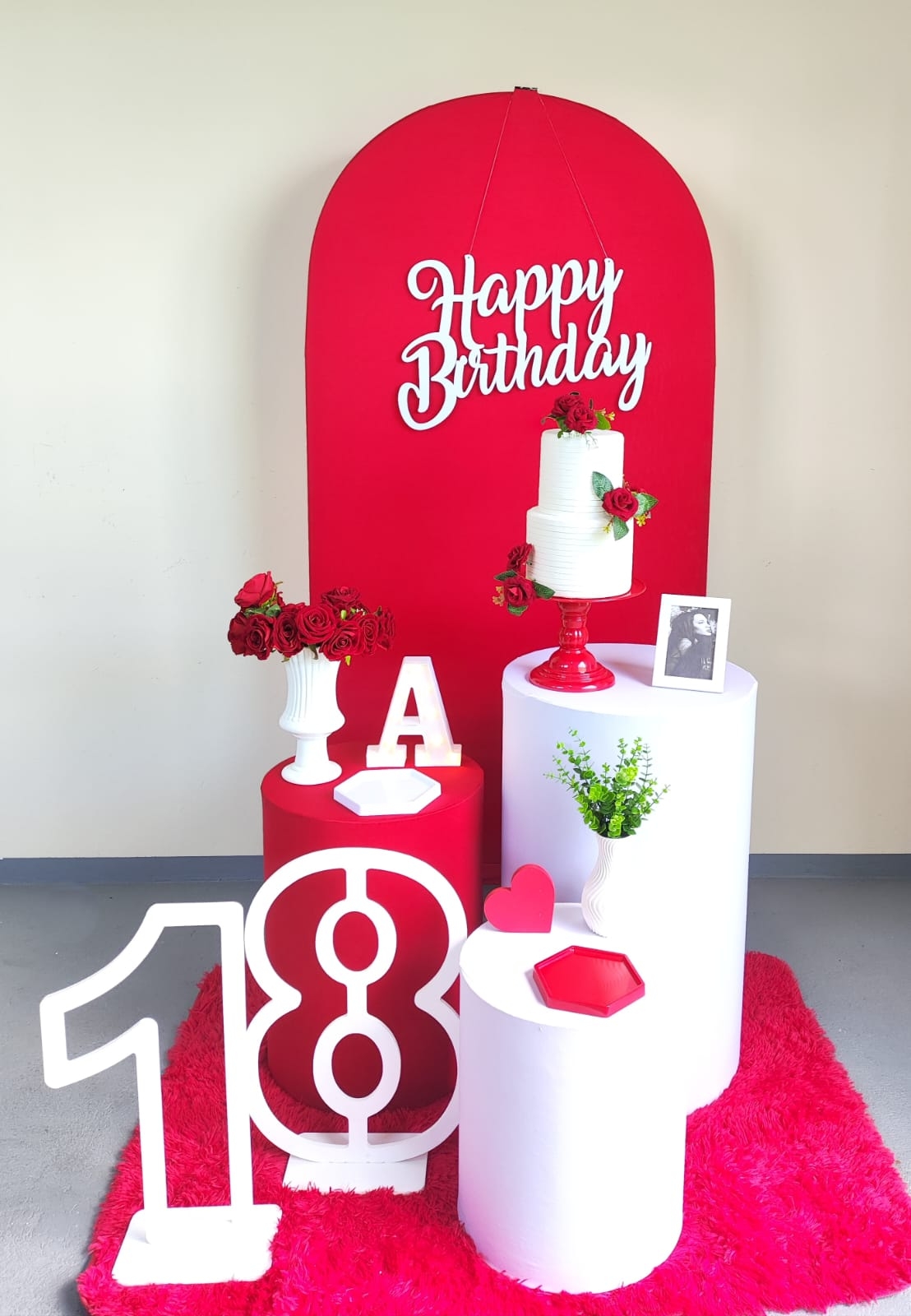 Aniversário Vermelho Kit Ouro