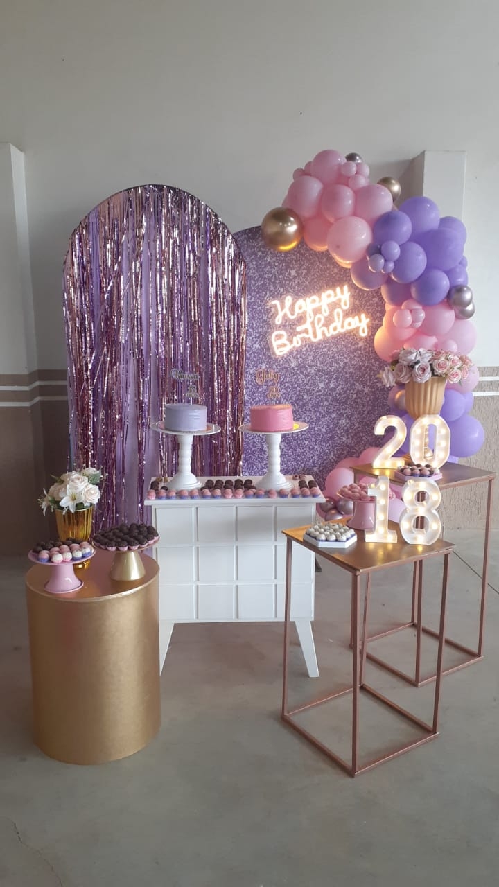 Glitter lilas Kit Ouro