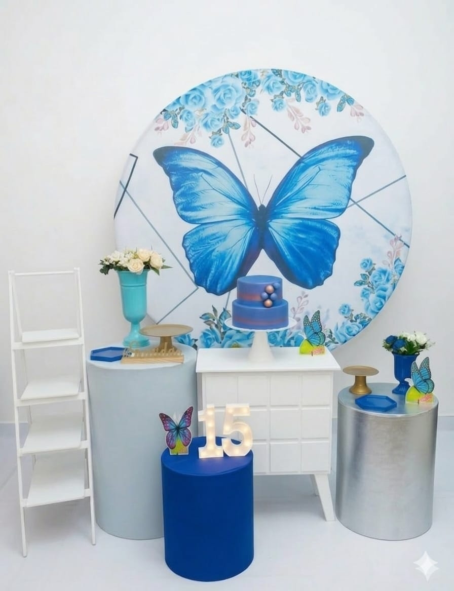 Borboleta Azul Kit Bronze II