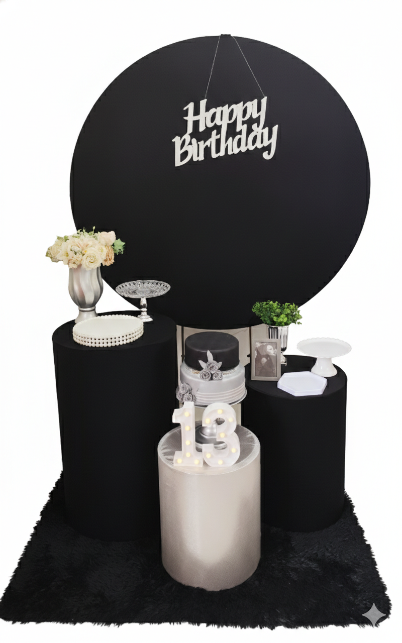 Preto com Prata Feminino Kit Bronze 