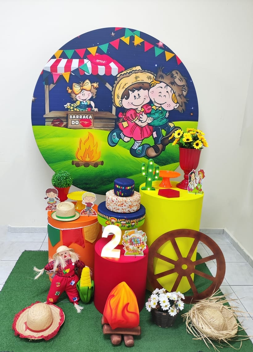 Festa Junina Azul escura Kit Bronze II