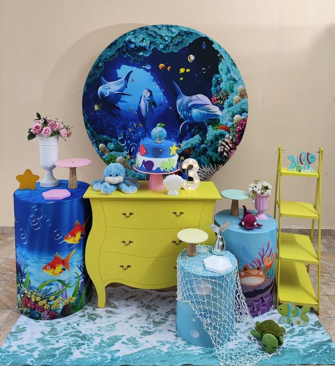 Fundo do Mar Menina Kit Ouro I