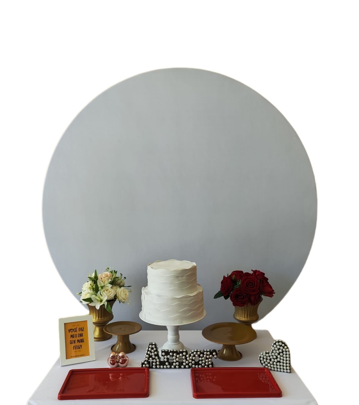 Casamento e Noivado Branco com Dourado Kit Br