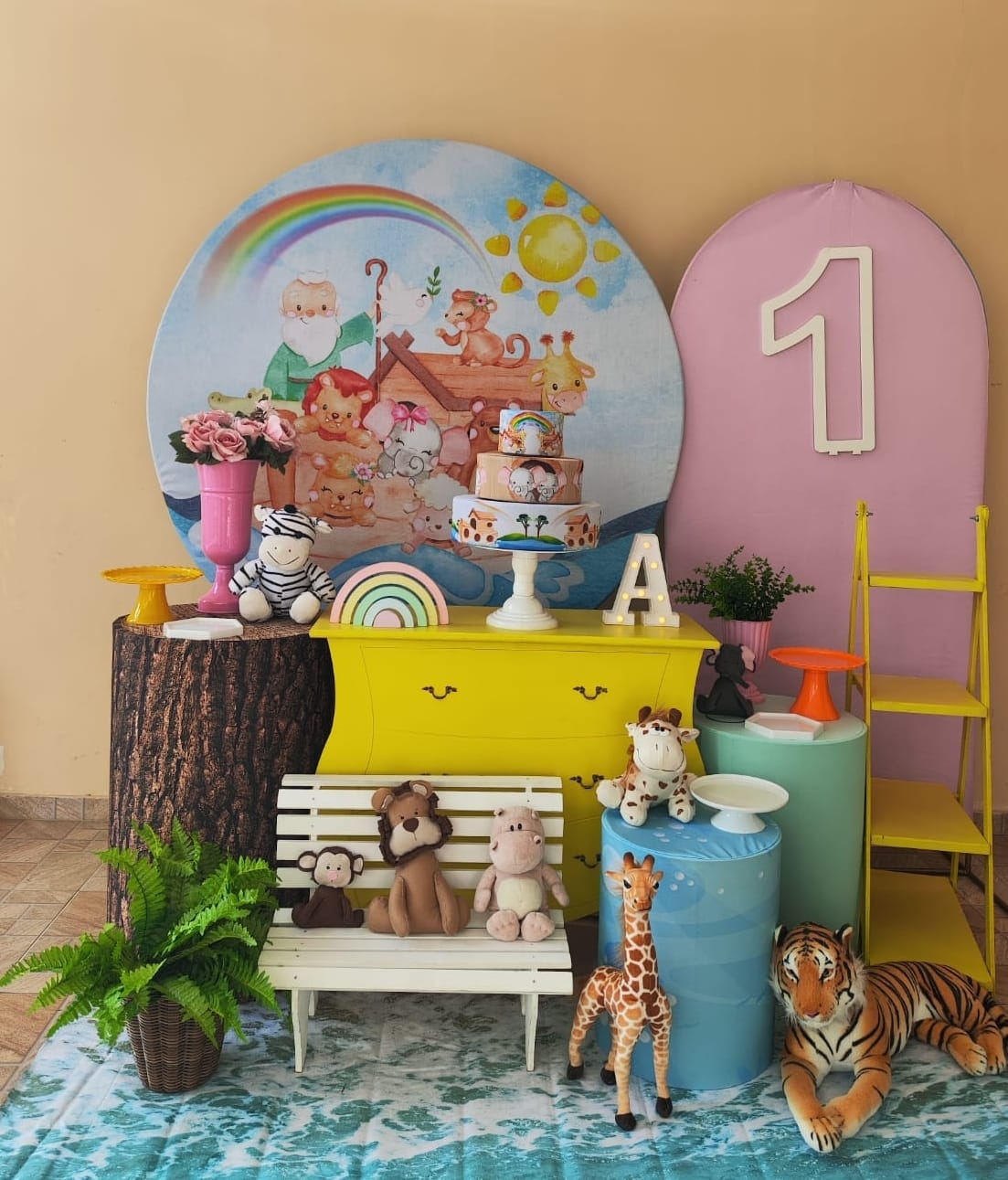 Arca de Noé Menina Kit Diamante 