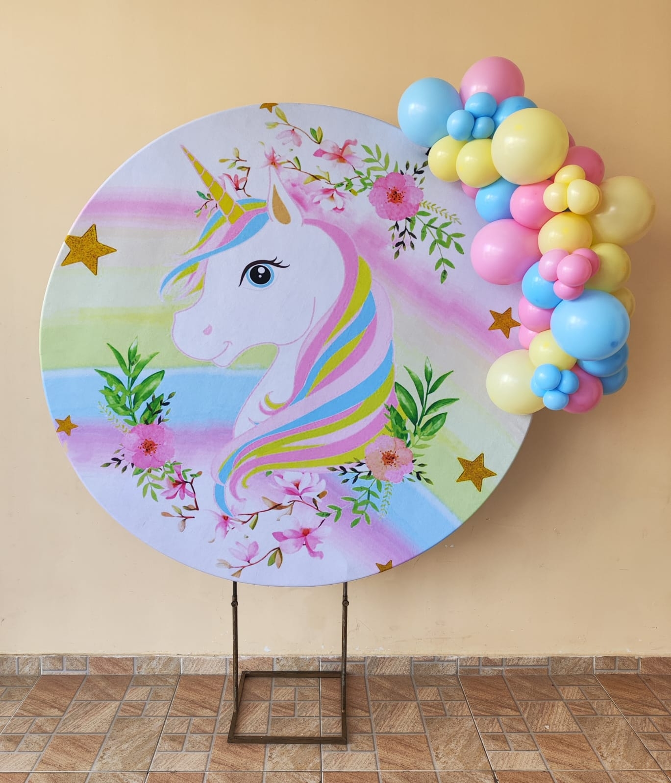 Unicórnio  Arco de bexigas P