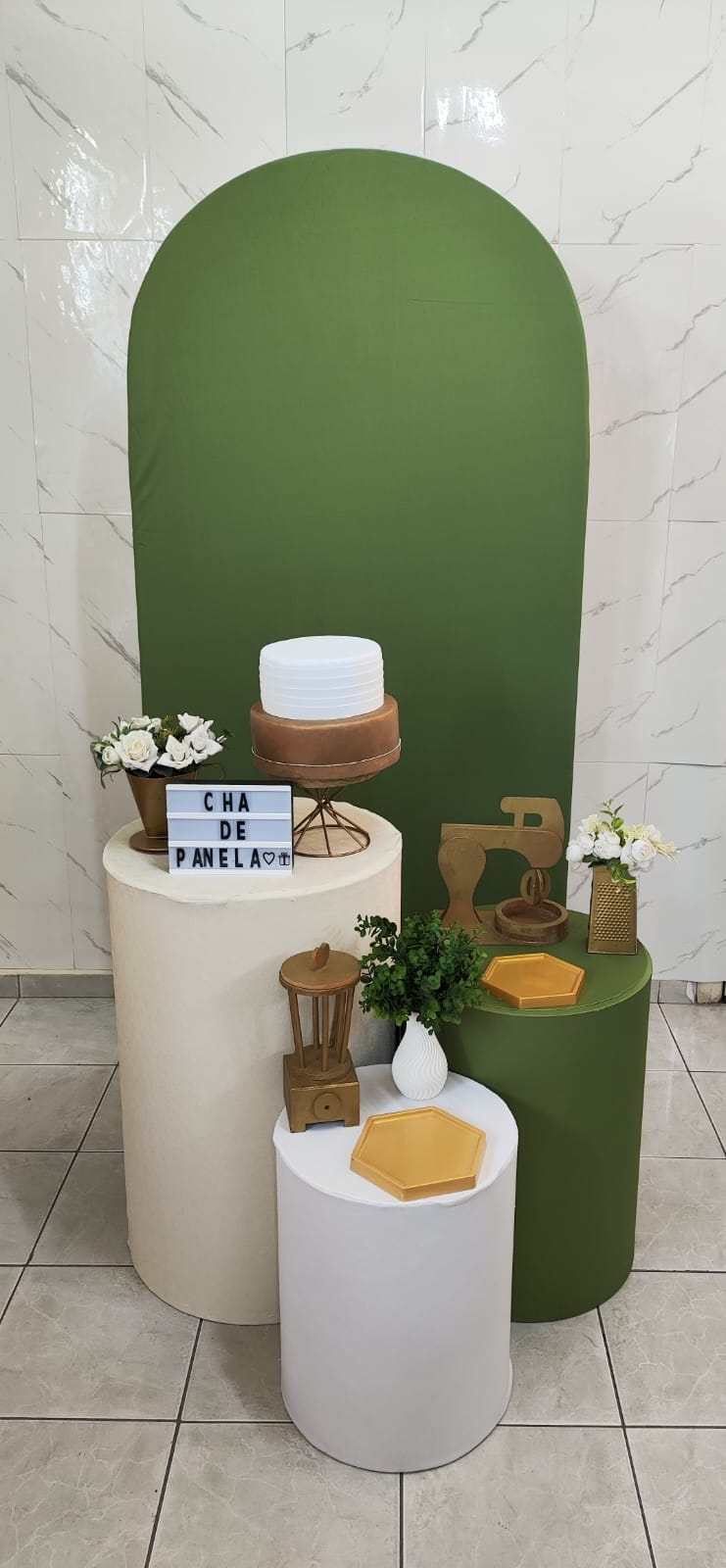 Cha de Panela/Casa Nova/Cozinha Verde Eucalip