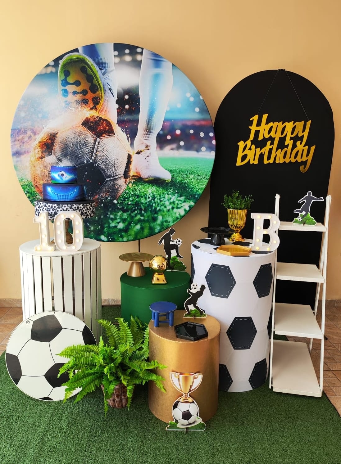 Futebol pé na bola Kit Diamante II