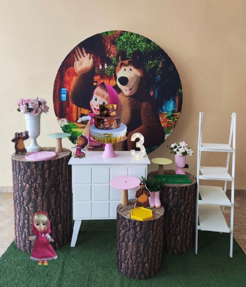 Masha e Urso Menina kit Ouro