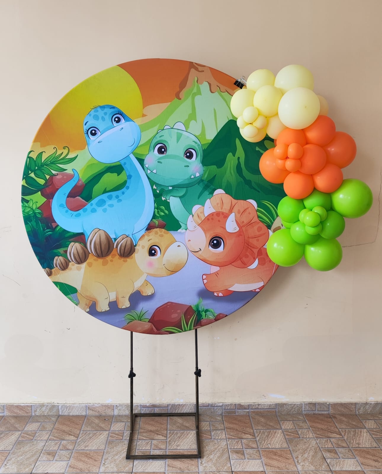 Dinossauro Baby Kit Arco de bexigas P