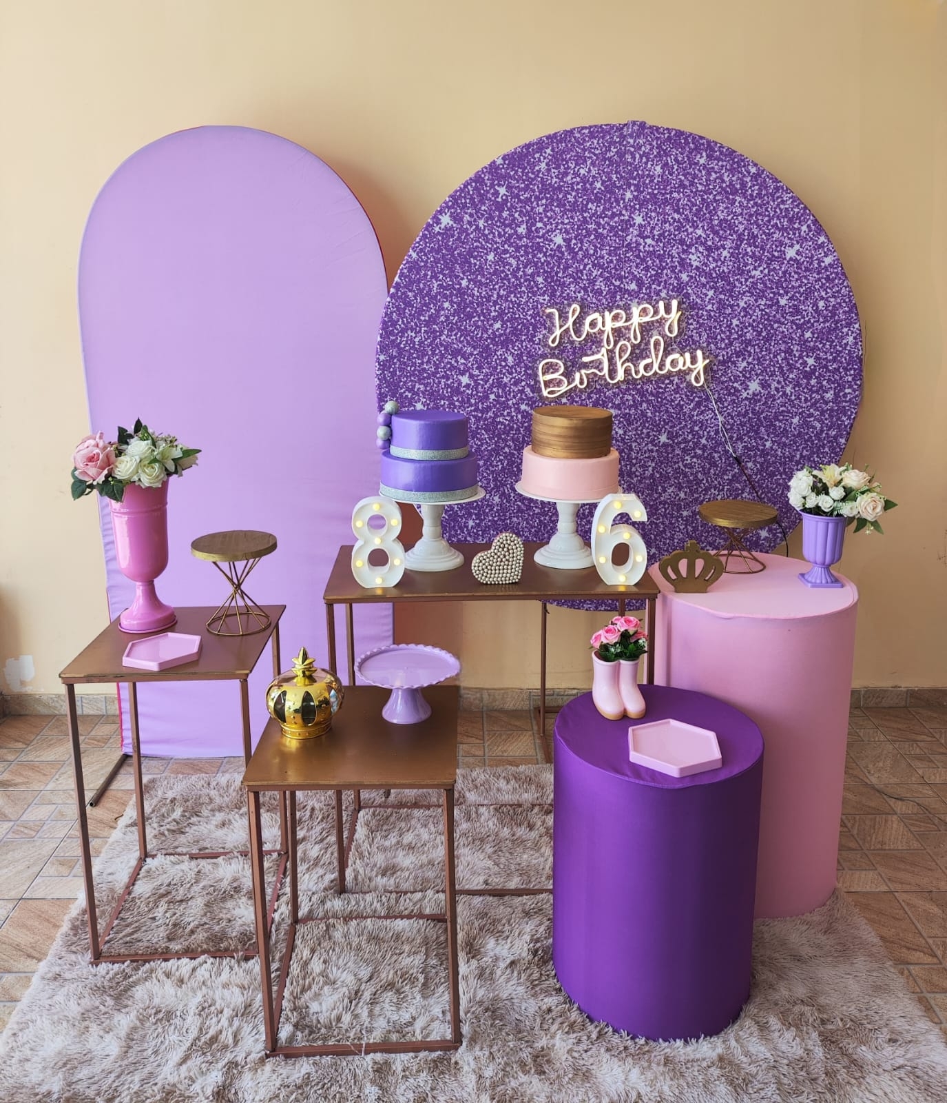 Glitter lilas Kit Platino IV