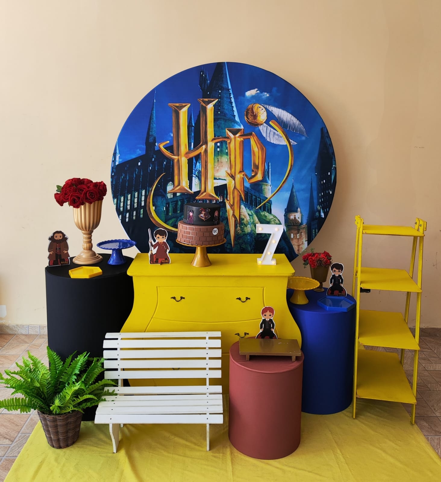 Harry Potter Menina Kit Ouro