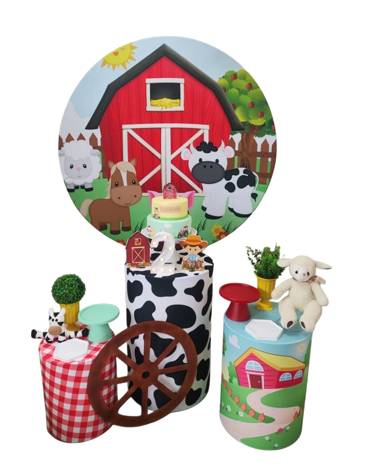 Fazendinha Menino Kit Prata 