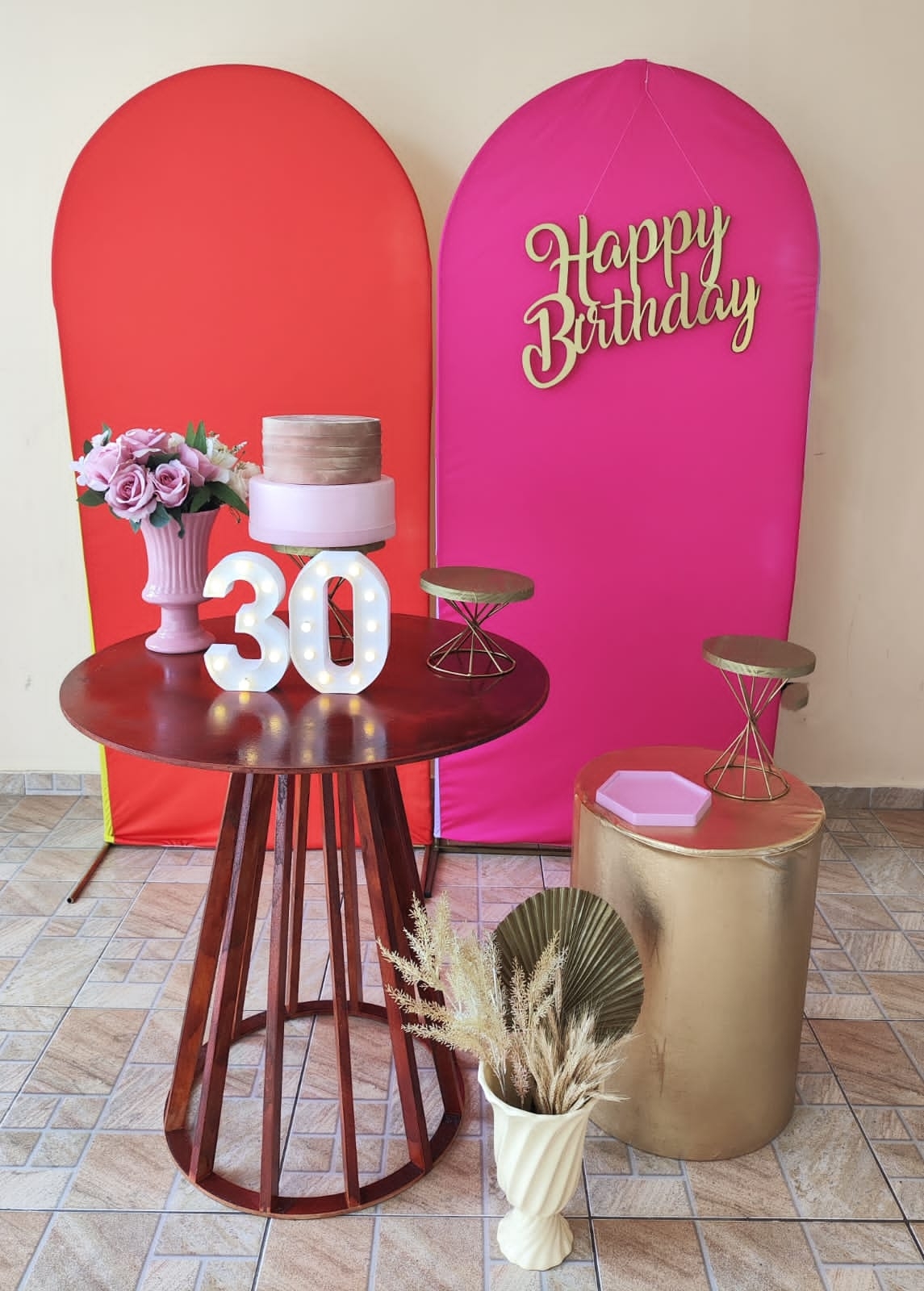 Pink e Laranja Kit Diamante