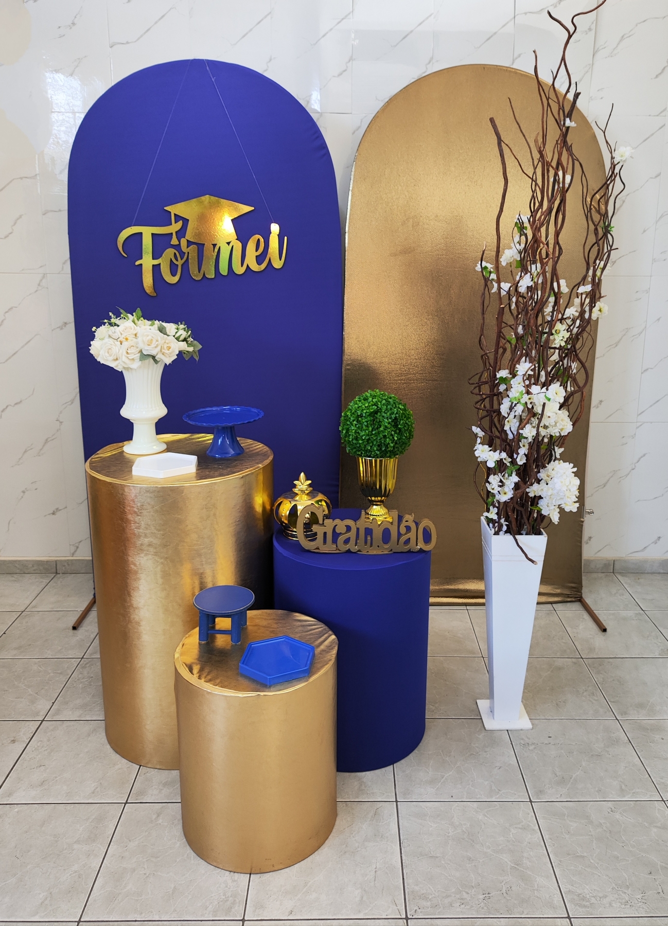 Formatura Capa Azul Kit Diamante