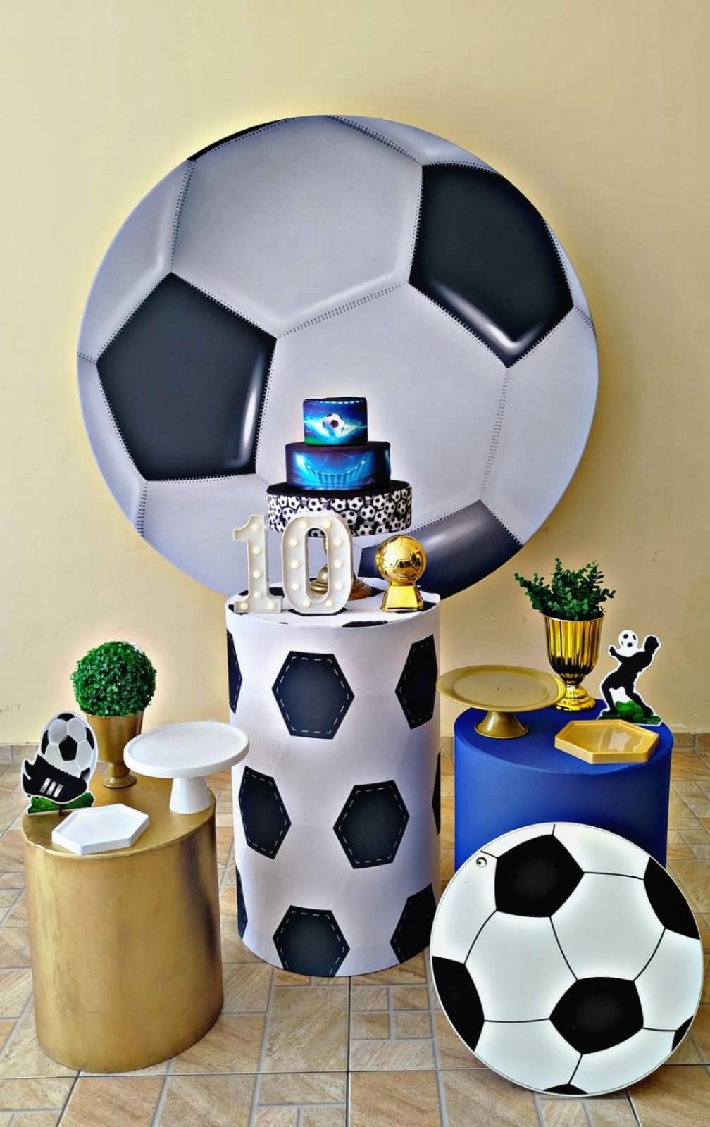 Bola de futebol Kit Bronze