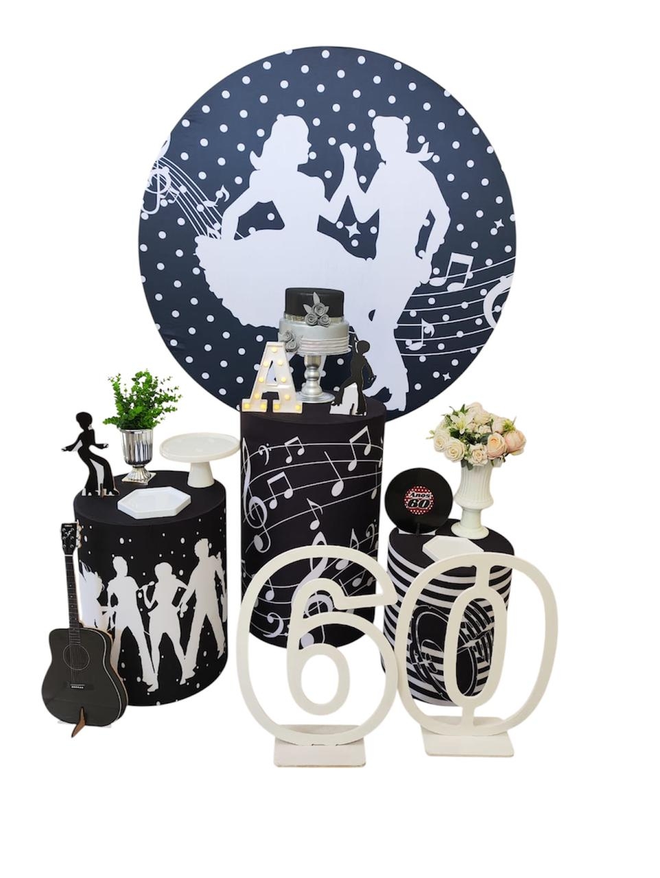 A Anos 60 Feminino Kit Prata