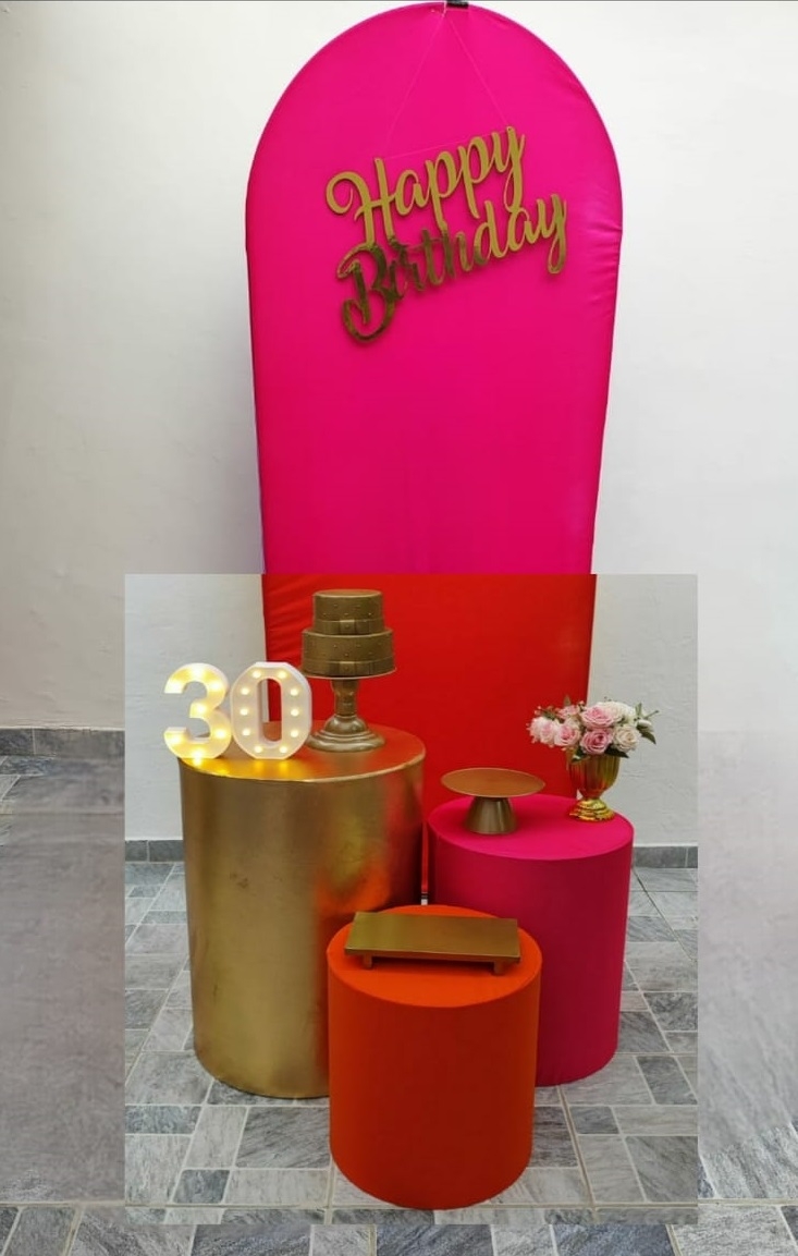 Pink e Laranja Kit Prata