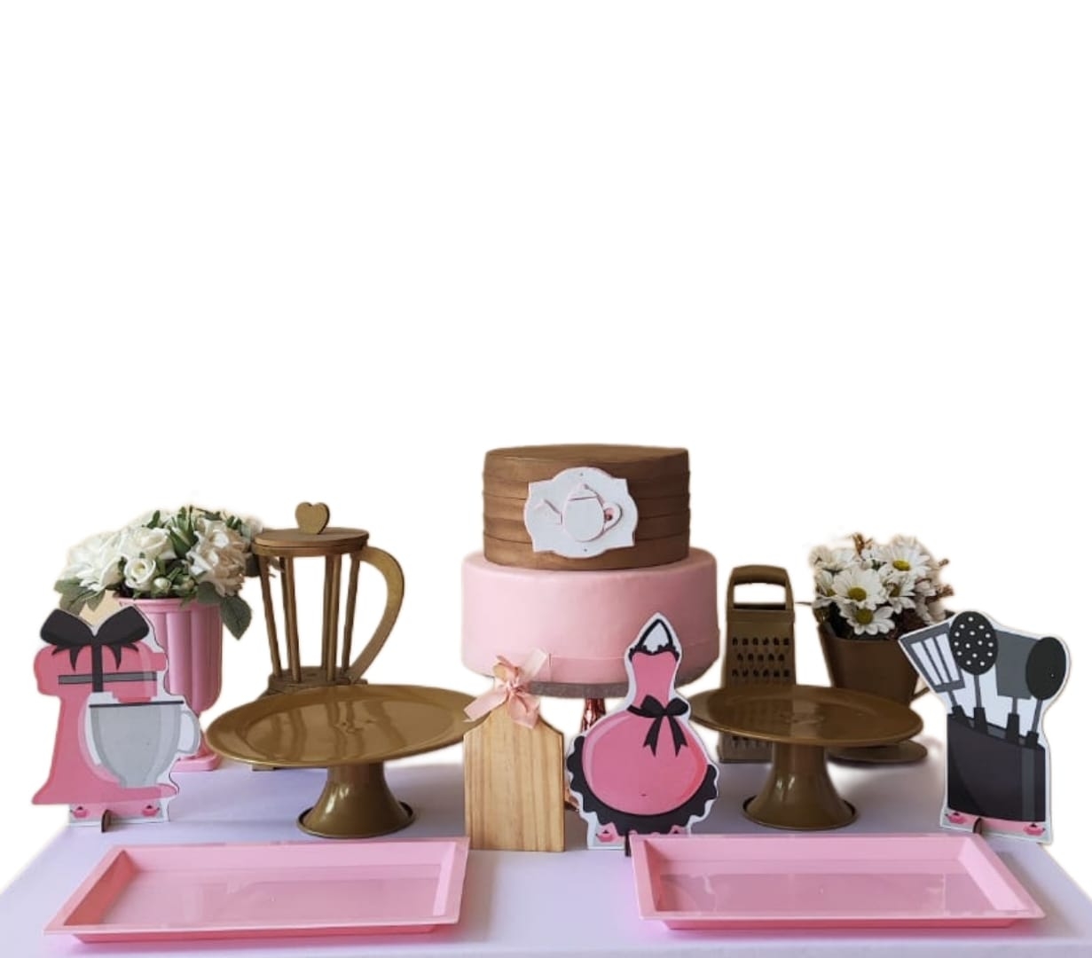 Chá de Cozinha Rosa / Casa Nova ou Cha de Pan