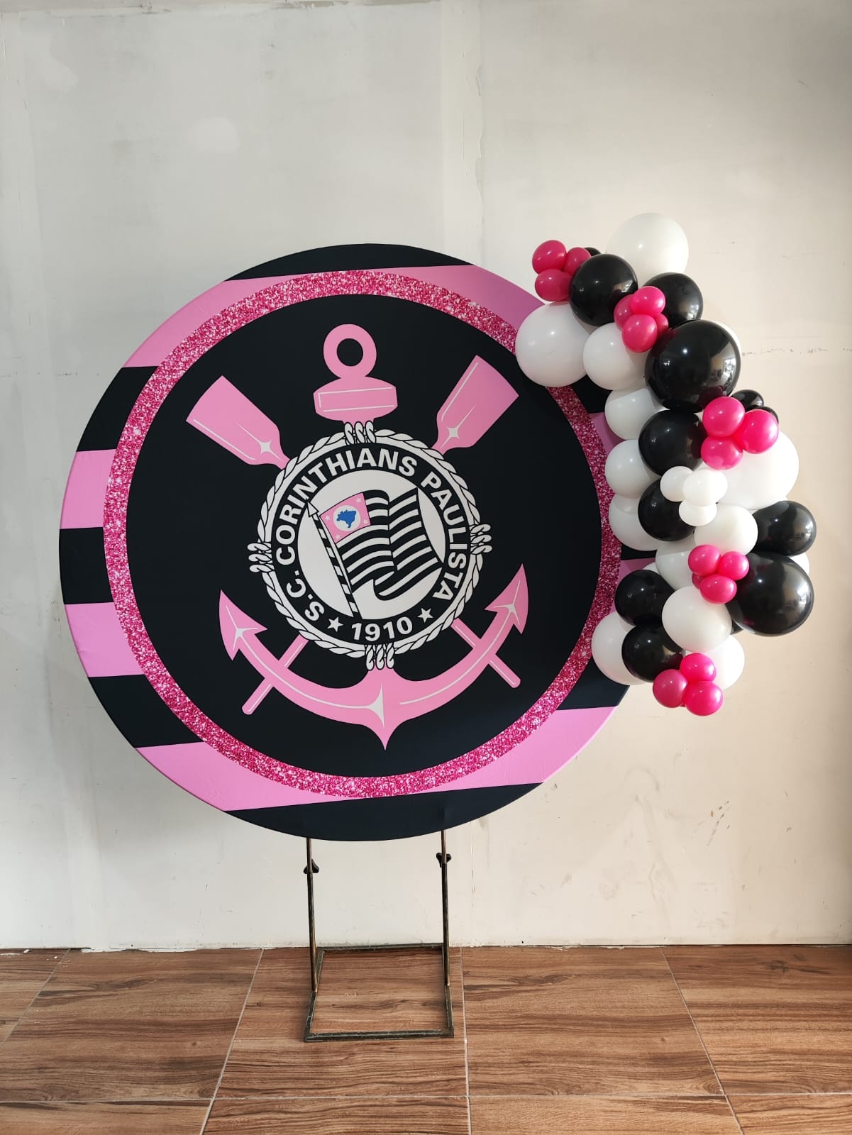 Corinthians  Feminino Arco de Bexigas cores l