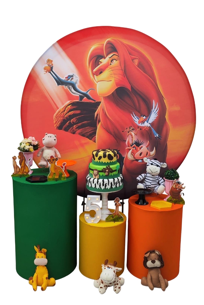 Rei Leão Menina Kit Bronze