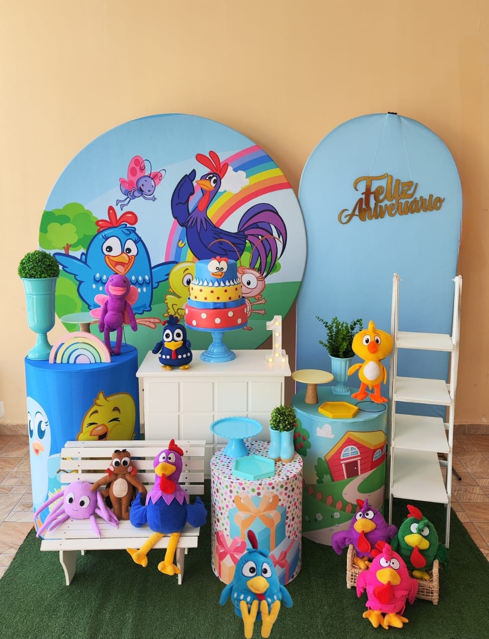 Galinha Pintadinha Menino Kit Diamante