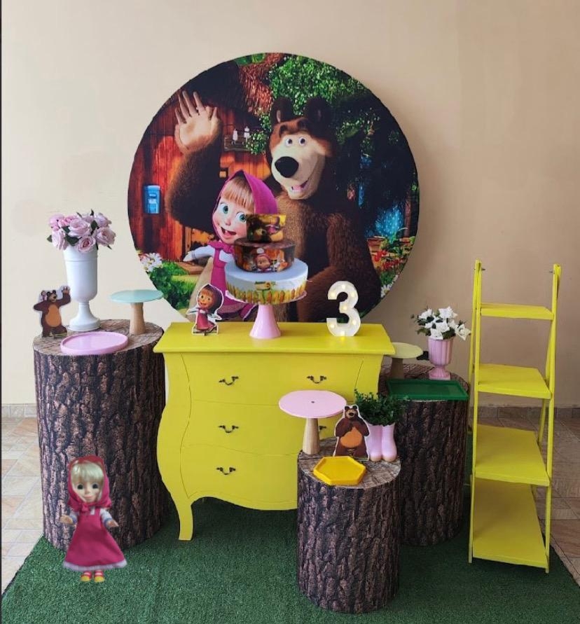 Masha e Urso Menina kit Ouro