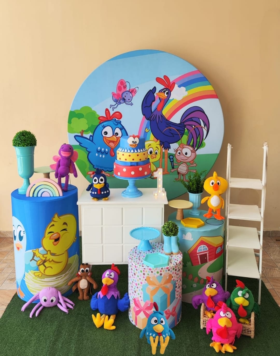 Galinha Pintadinha Menino Kit Ouro