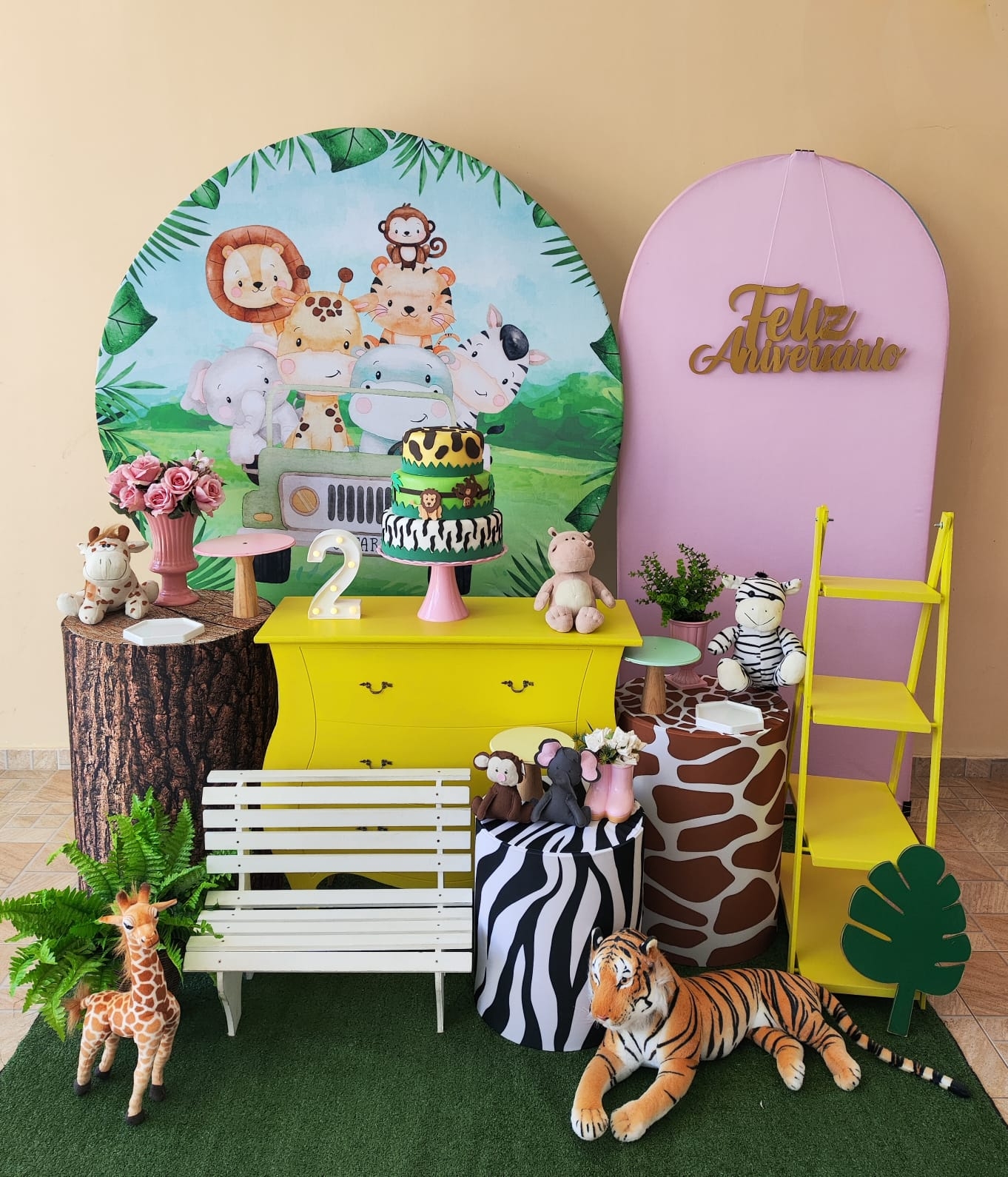 Safari Capa Verde Menina Kit Diamante 