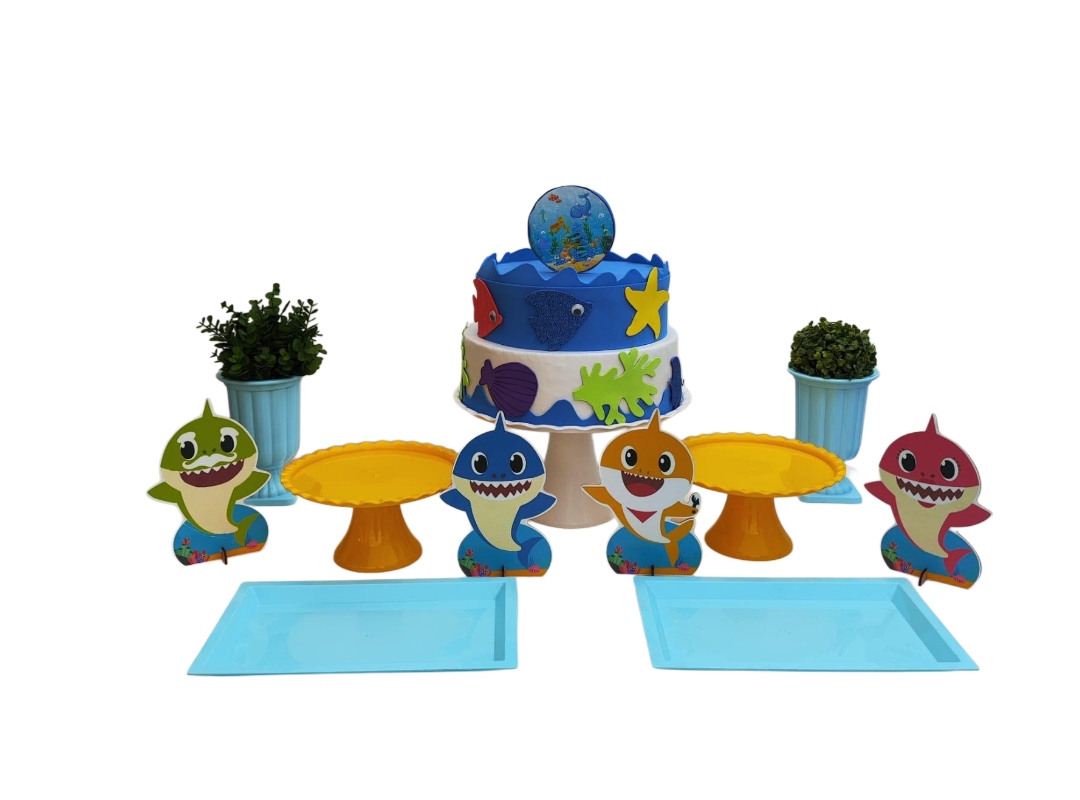 Baby Shark Menino Kit Cantinho