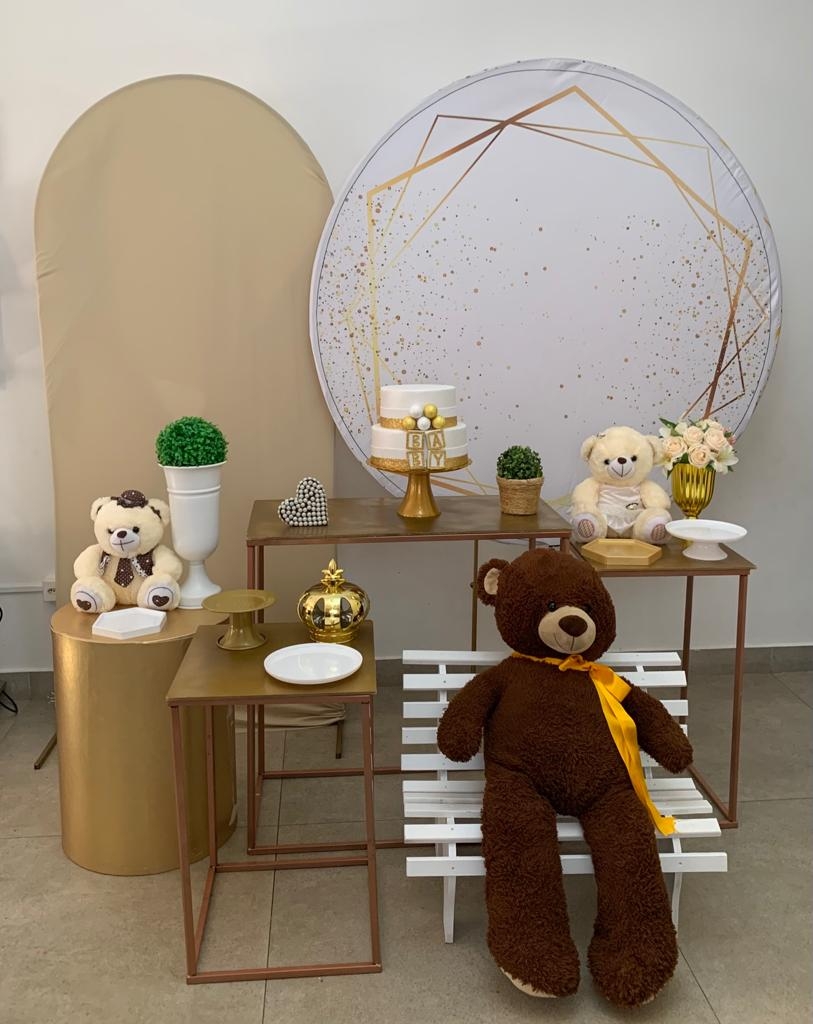 Chá Revelação Liso Kit Platino