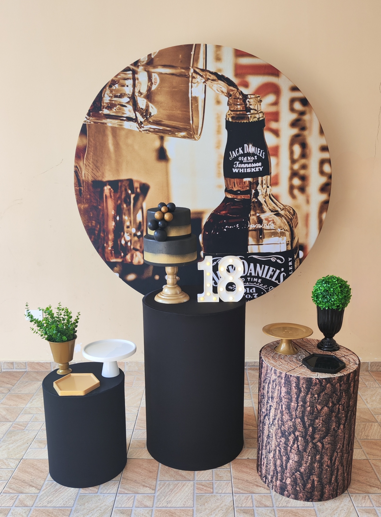 Jack Daniel's Masculino Kit Prata