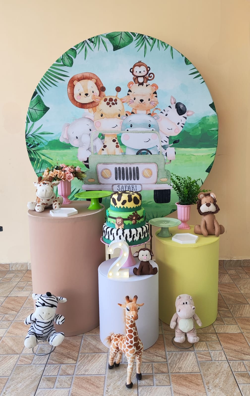 Safari Capa Verde Menina Kit Bronze II