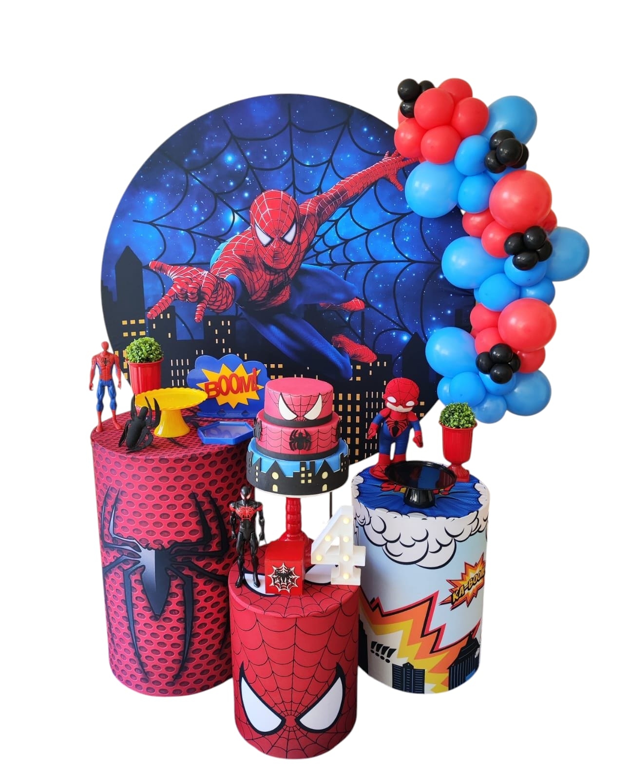 Homem Aranha  Kit Prata