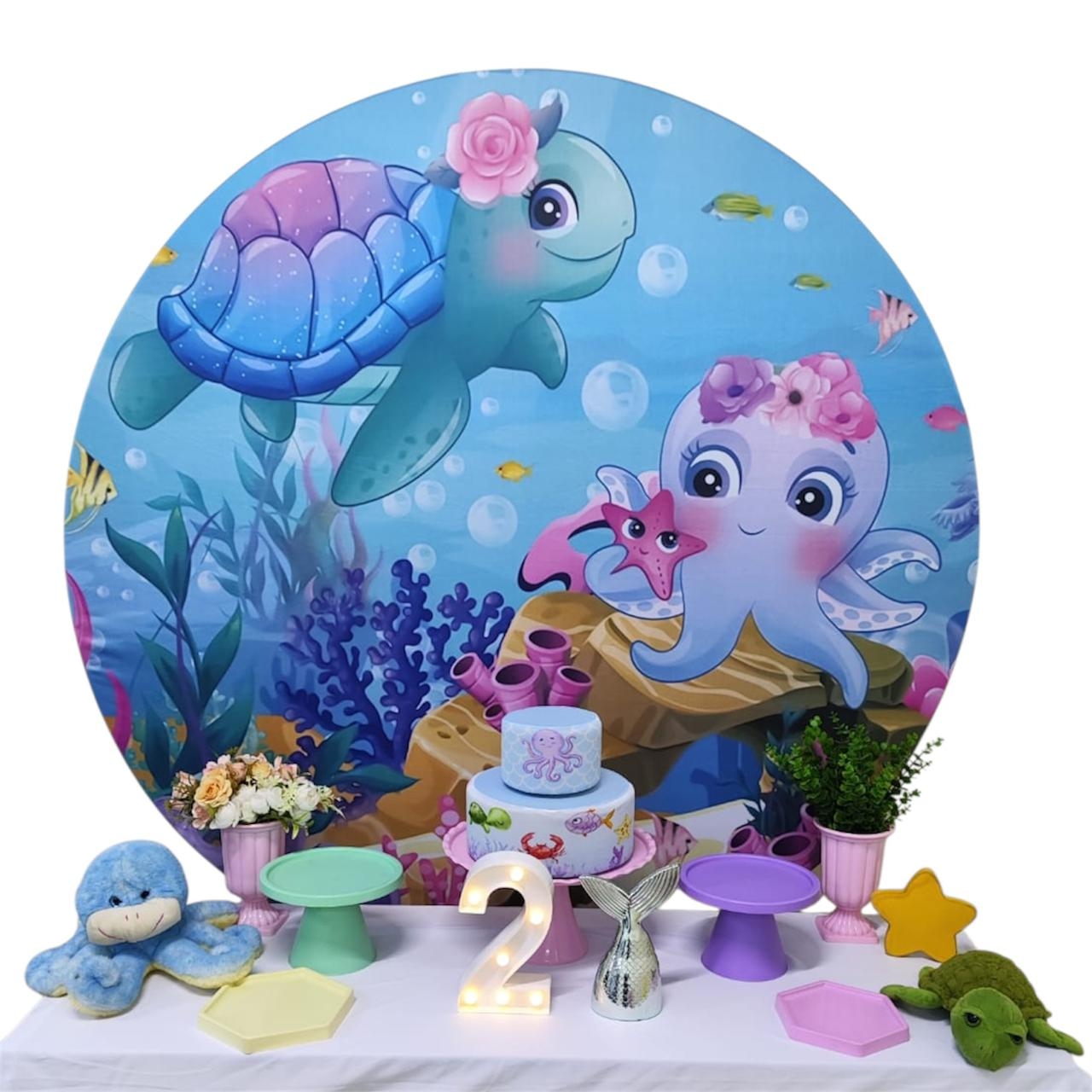 Fundo do Mar Menina Modelo 2 Kit Bronze 