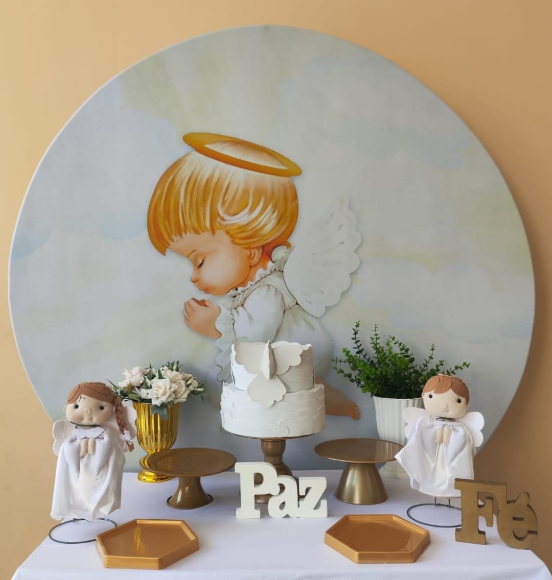 Batizado Anjo Unissex Kit Bronze I