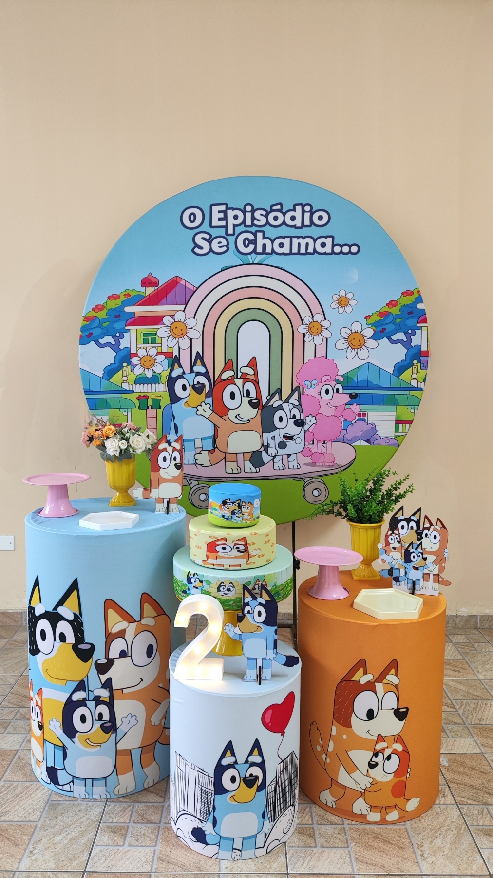 Bluey e Bingo Menina Kit Bronze II