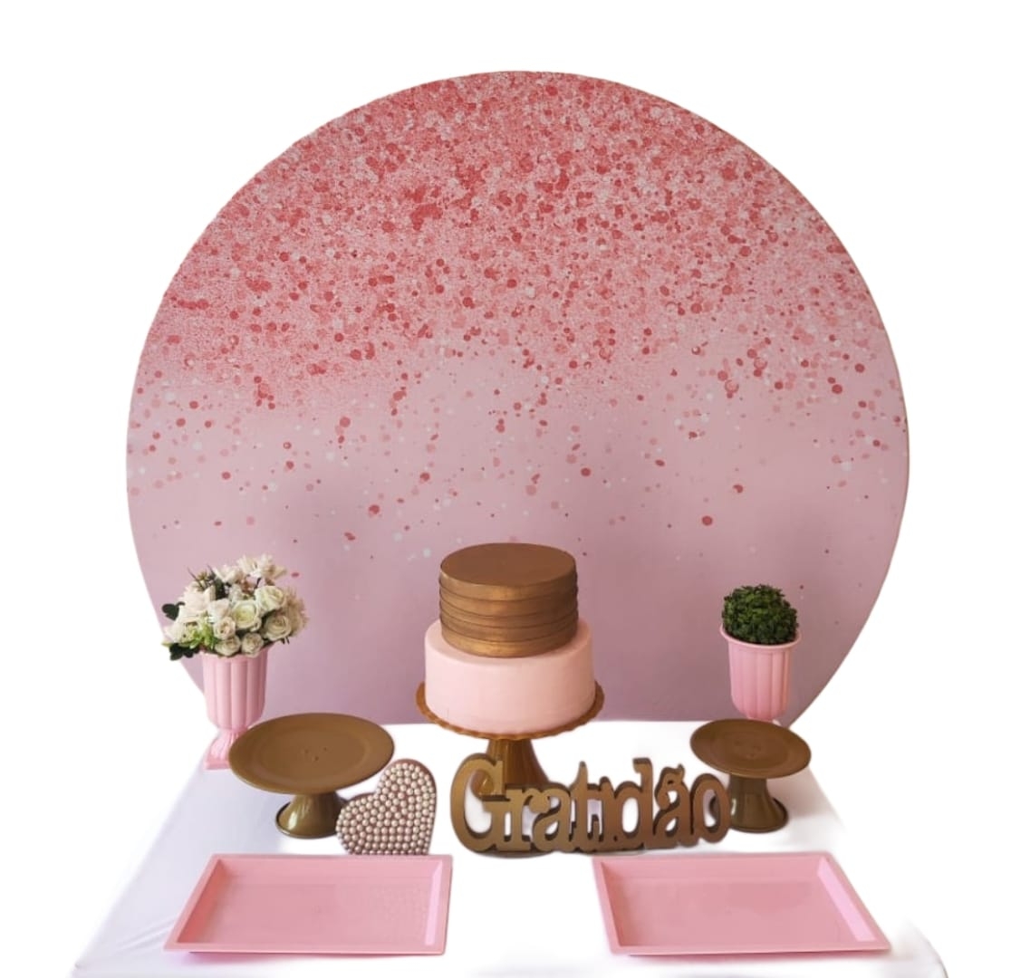 Rosa com glitter Rose Kit Bronze I