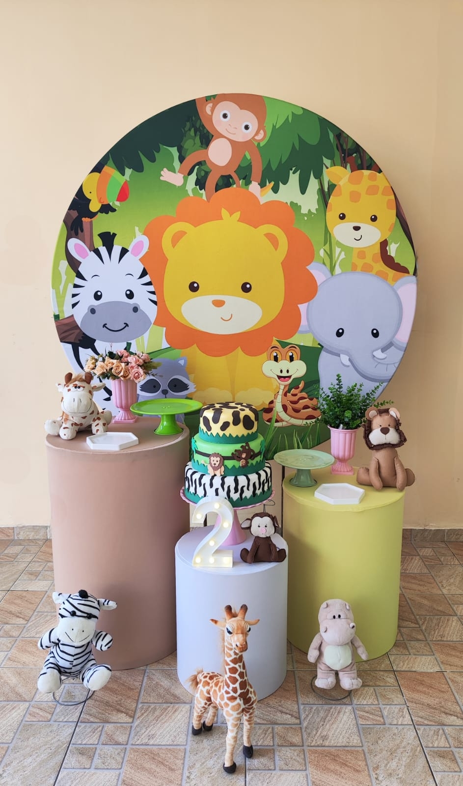 Safari Capa Laranja Menina Kit Bronze