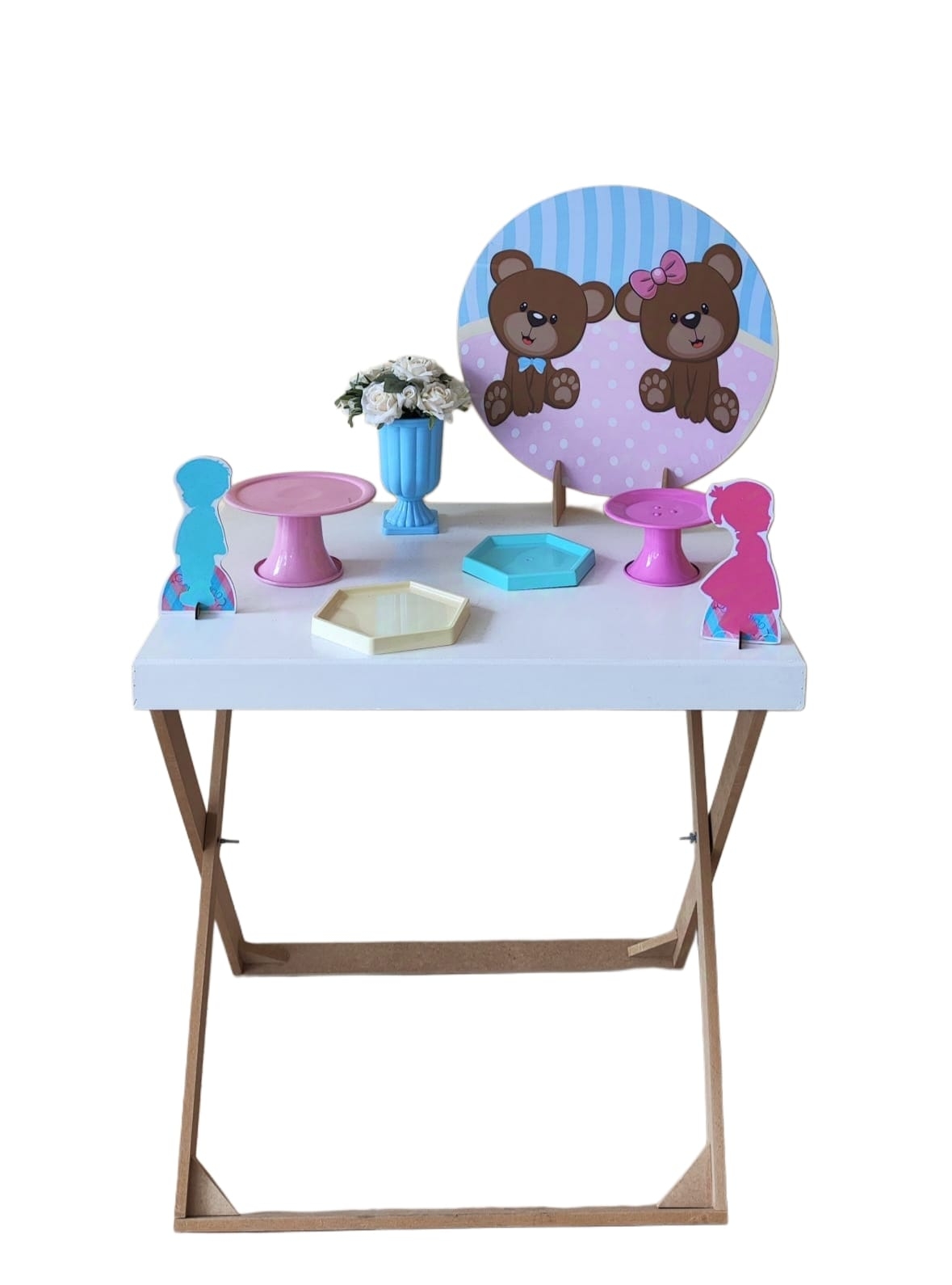 Chá Revelação Mini Kit + Mesa