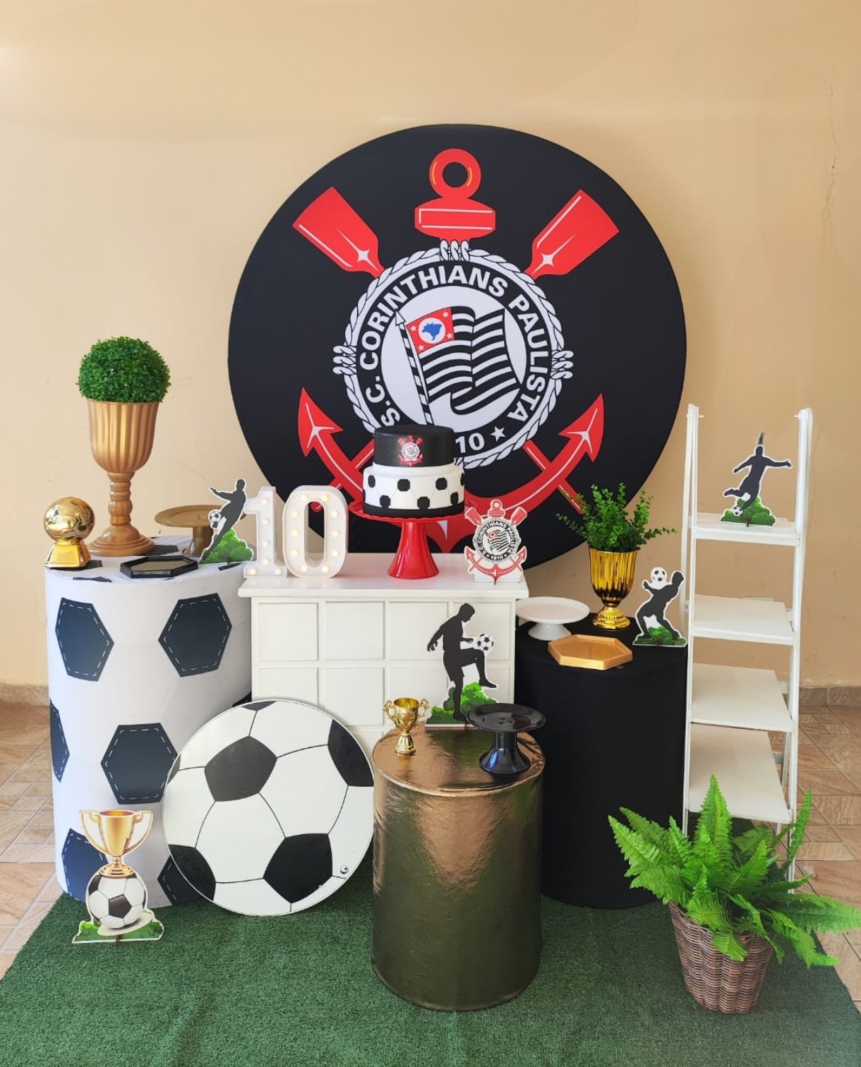 Corinthians Unissex Kit Ouro