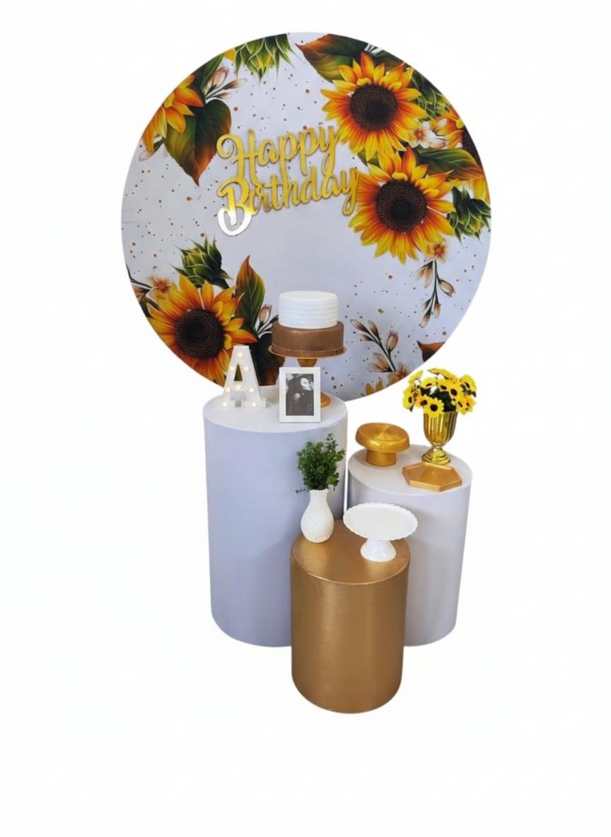 Girassol Capa Branca Prata I