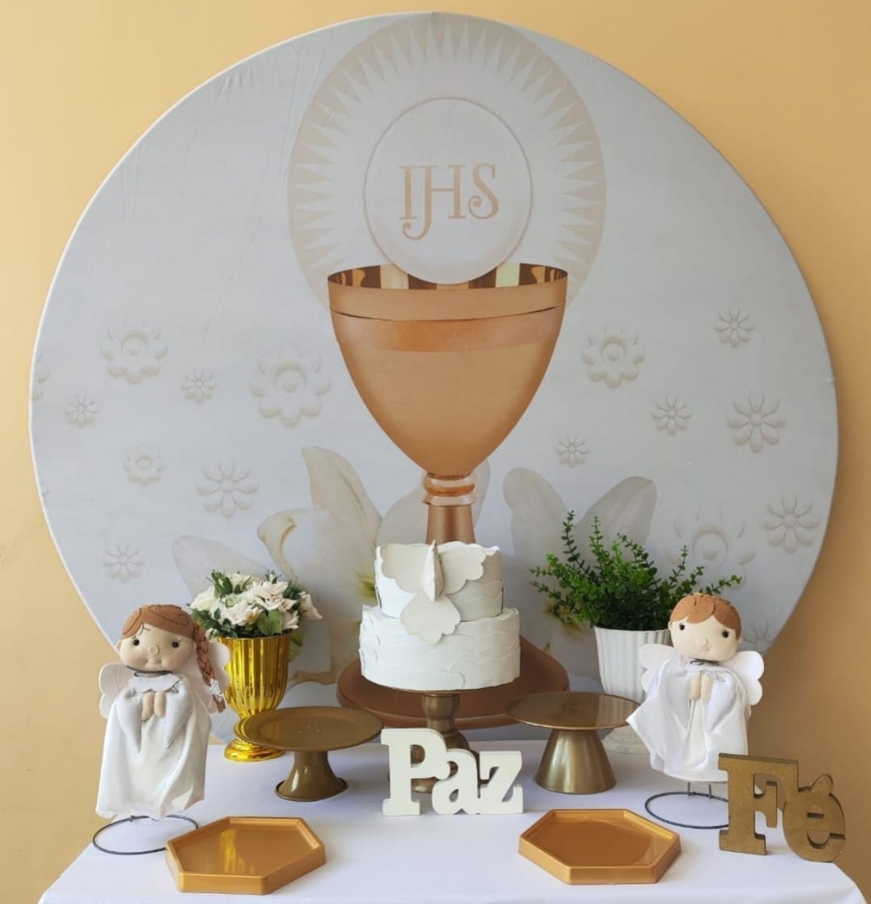 Eucaristia Menina Kit Bronze I