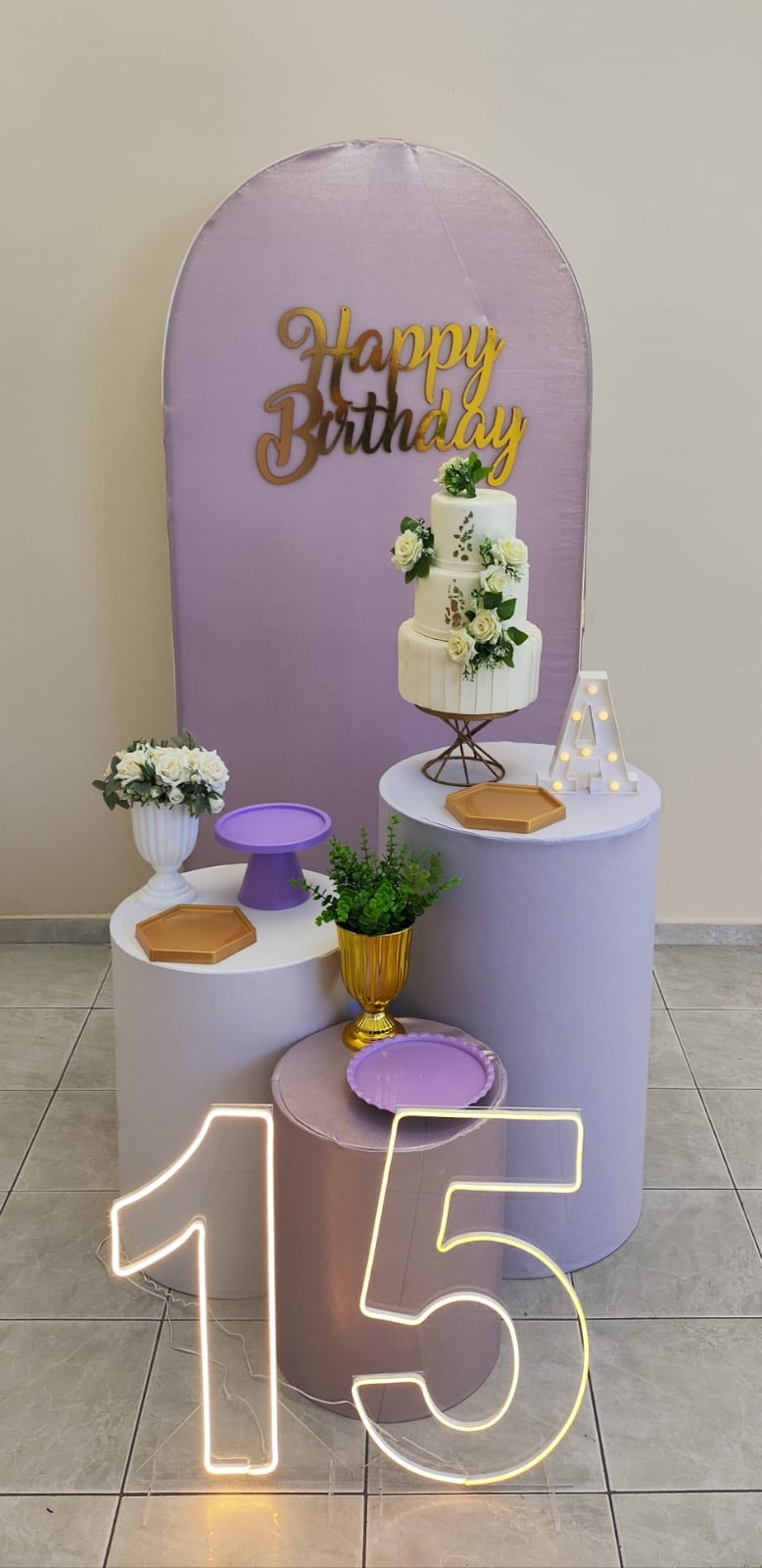 Romano lilas Brilho Kit Ouro