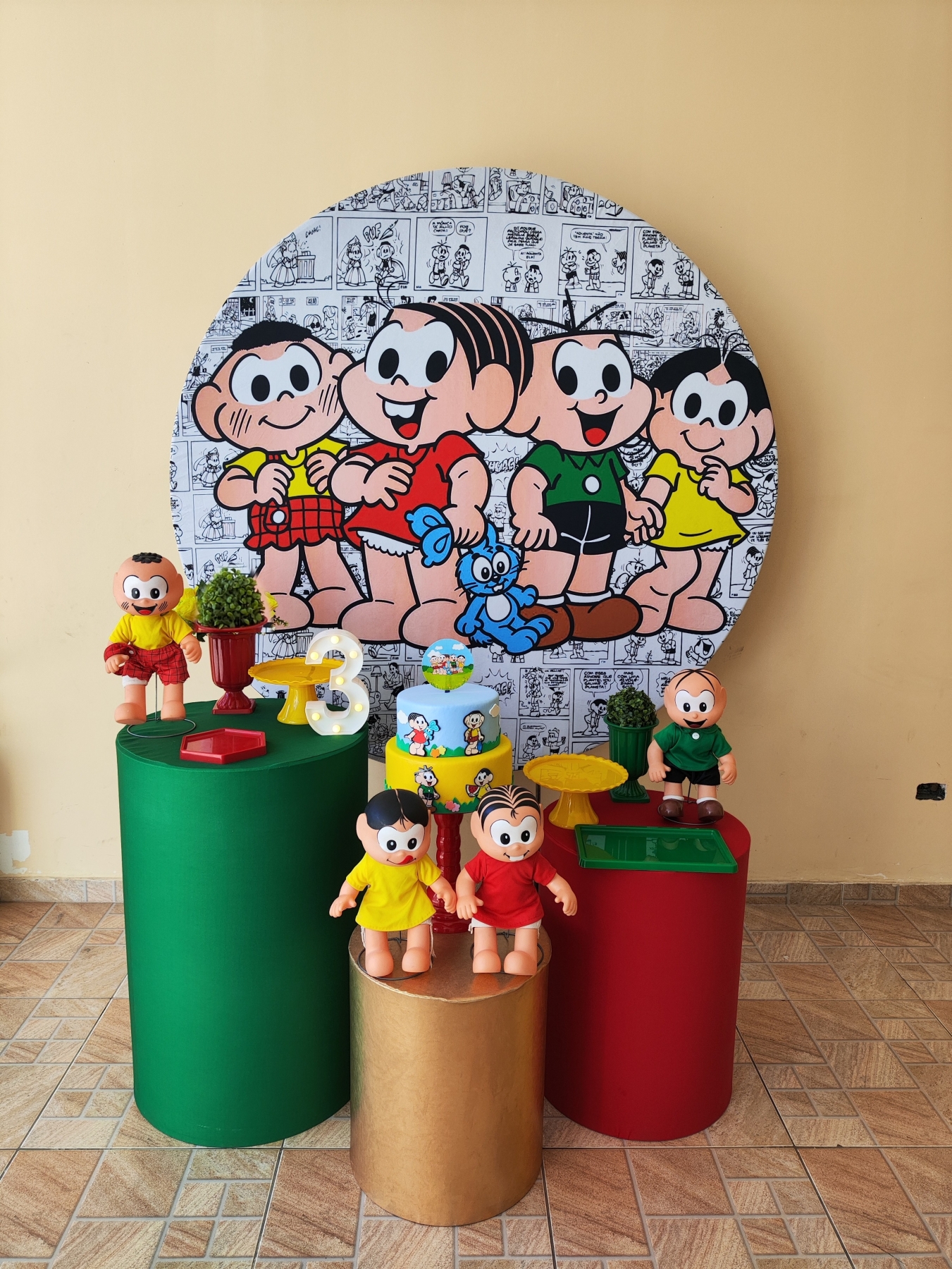 Turma da Mônica Menino Kit Prata