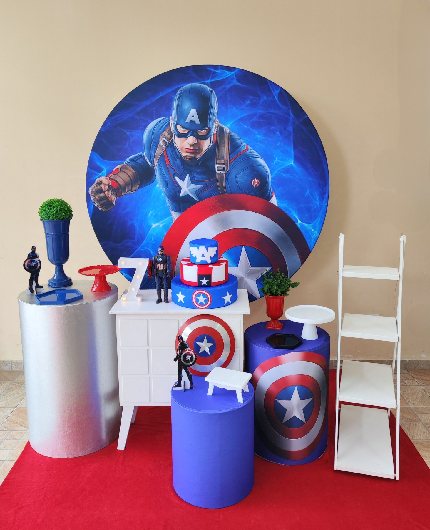 Capitão América kit Ouro