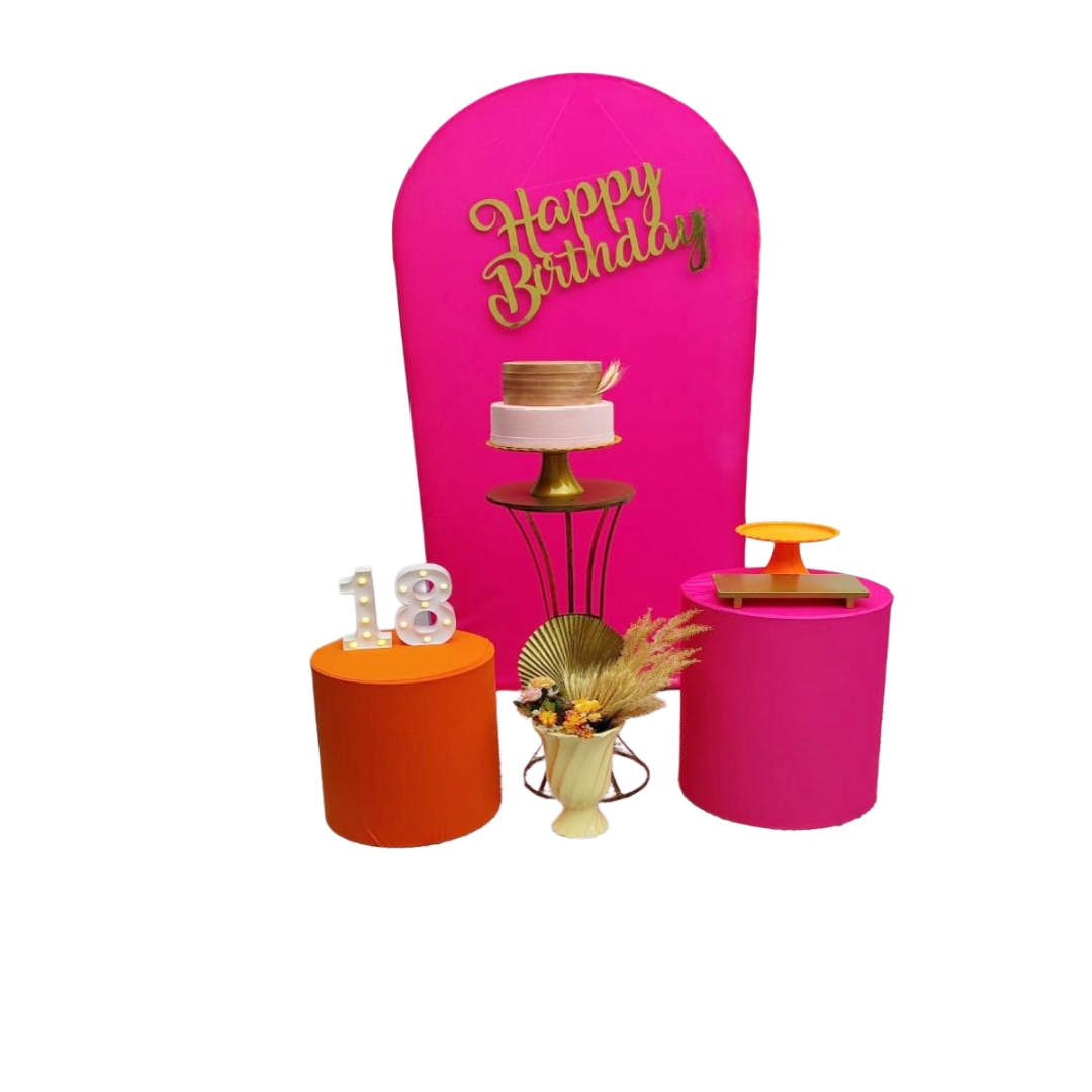 Pink  e Laranja Kit Ouro