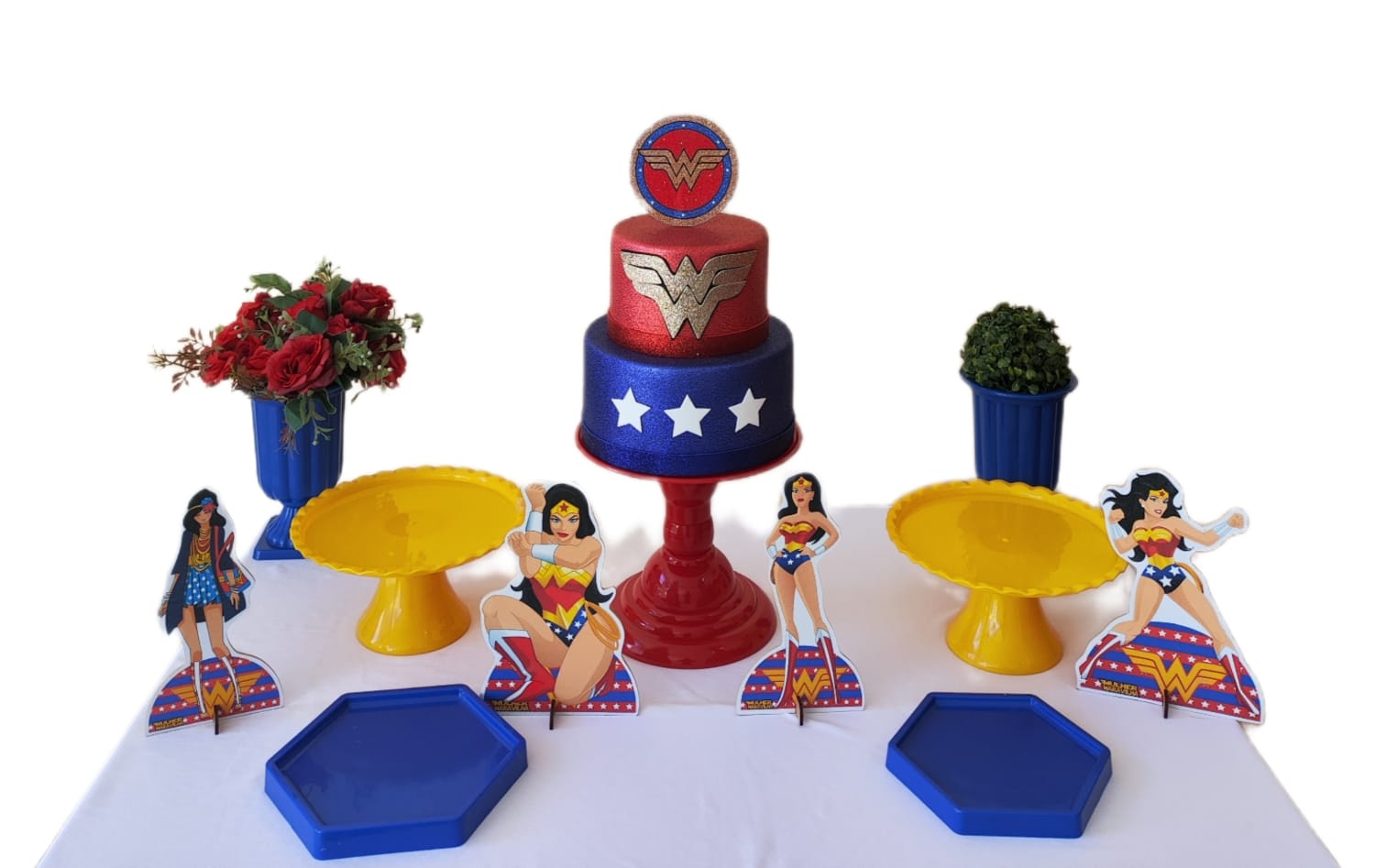 Mulher Maravilha Kit Cantinho