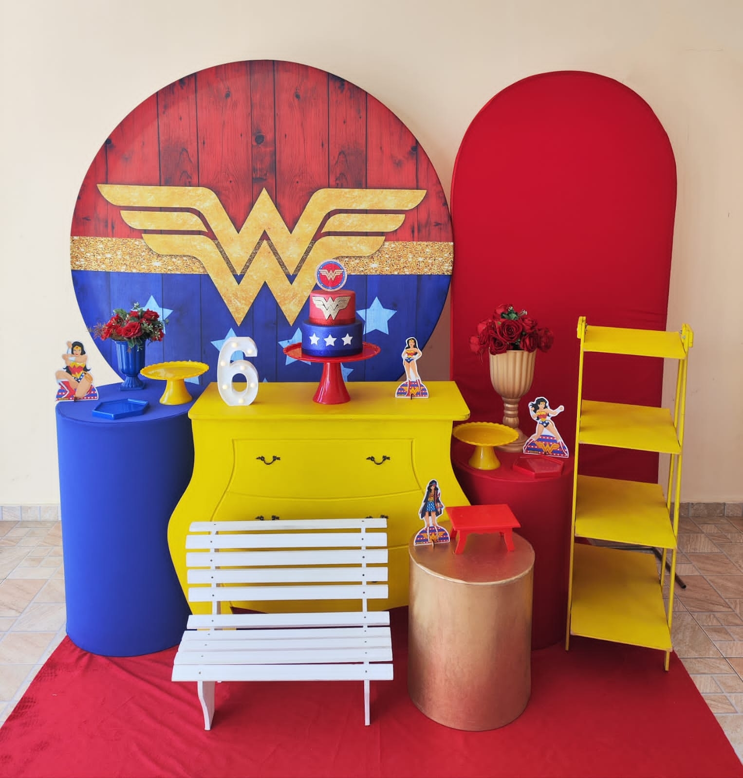 Mulher Maravilha Kit Diamante