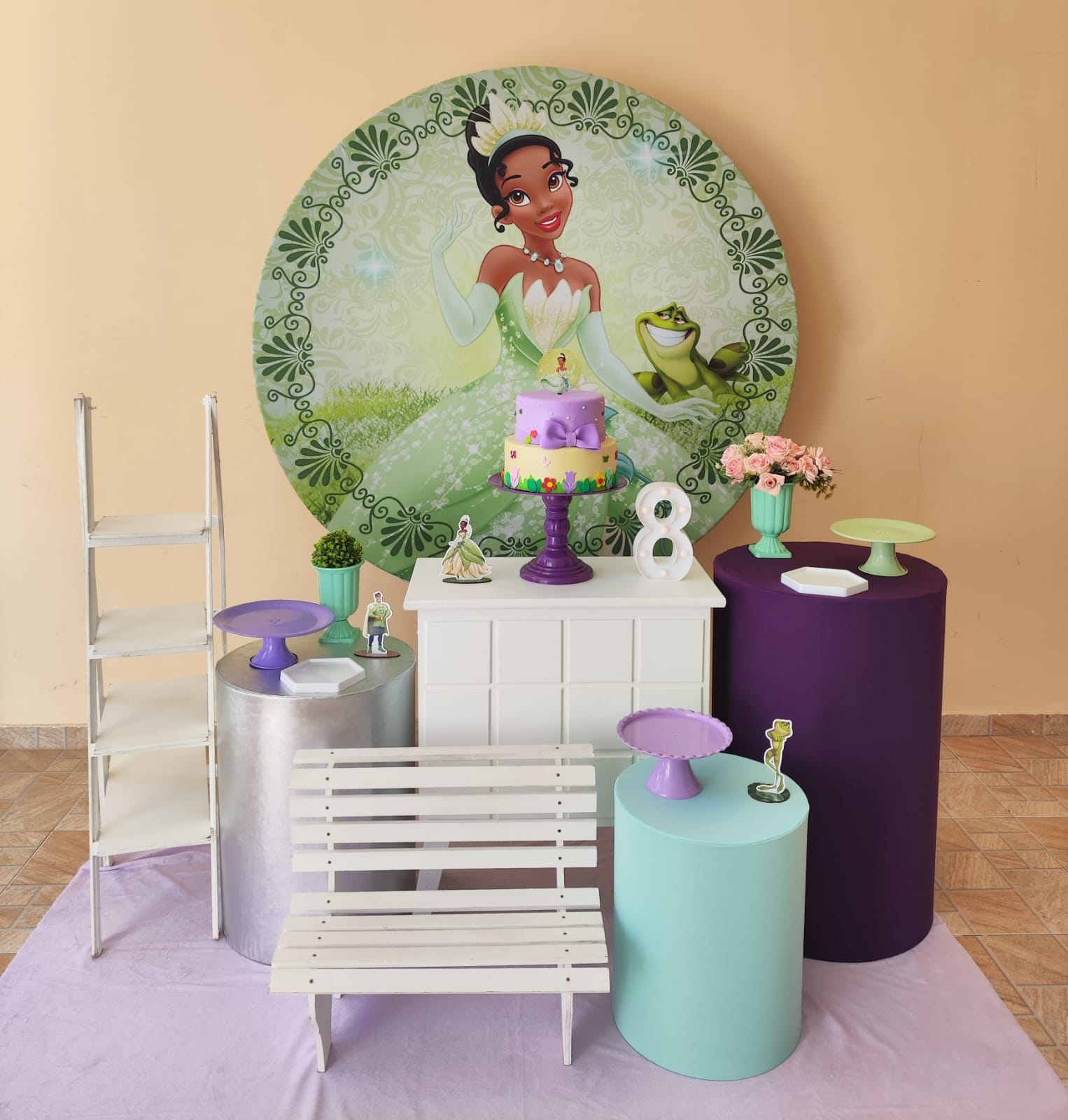 Princesa Tiana e o Sapo Kit Ouro